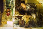 Alma Tadema Welcome Footsteps Spain oil painting artist